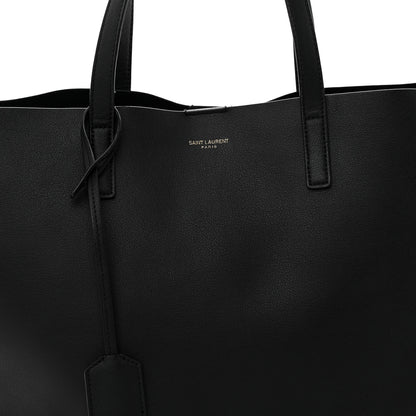 Saint Laurent Calfskin Large Shopping Tote Black 9 of 13