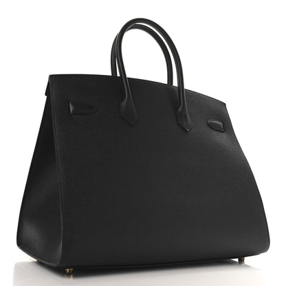 Hermes Epsom Birkin Sellier 35 Black 3 of 13