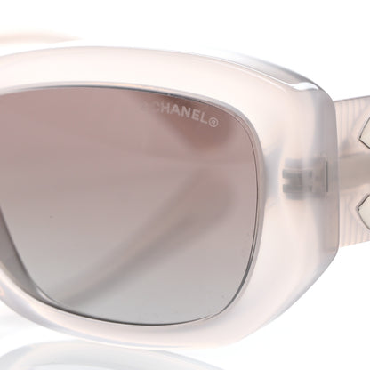 Chanel Acetate Rectangle Sunglasses 5493 Grey 7 of 8