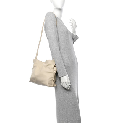 Loewe Calfskin Mini Flamenco Knot Clutch Angora 2 of 9