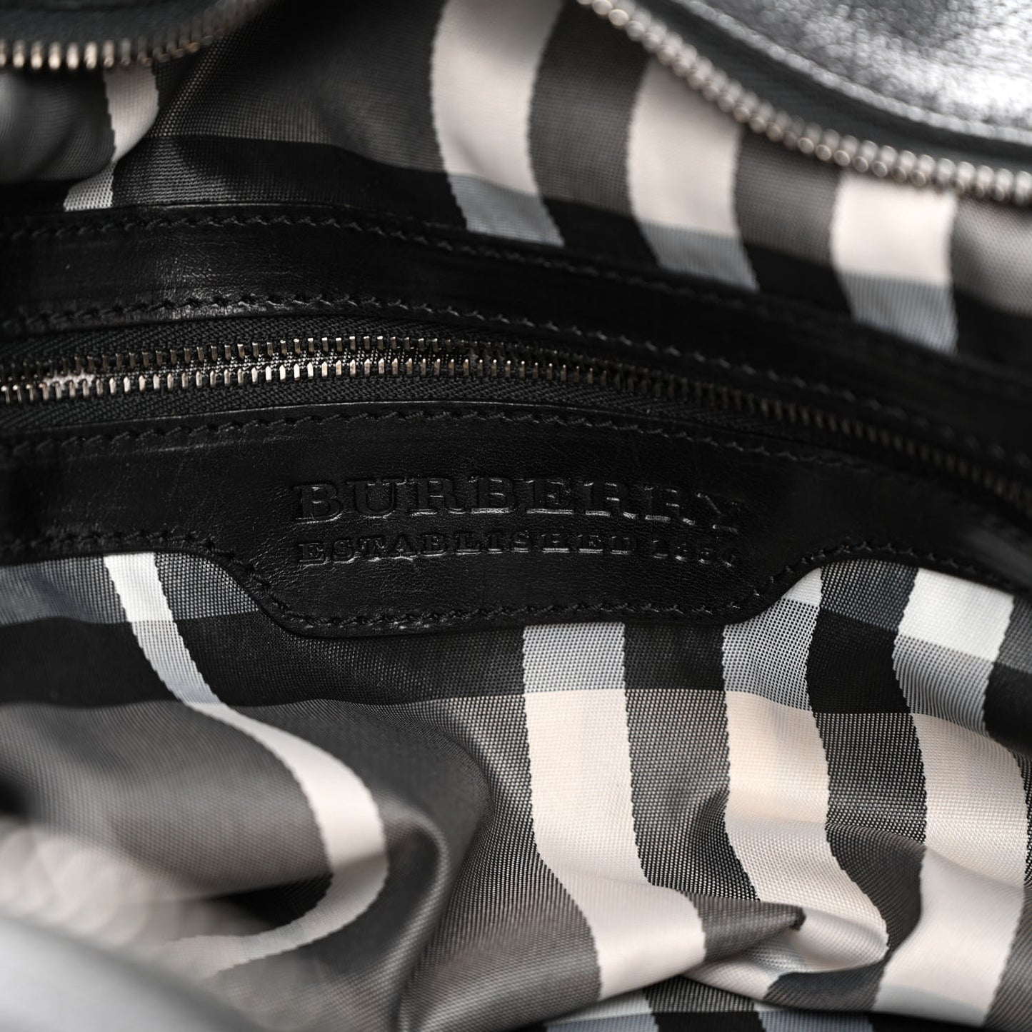 Calfskin Drawstring Tote Black