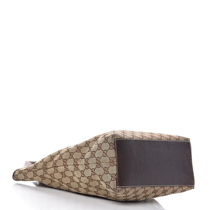 Gucci Monogram Charmy Tote Brown 4 of 13