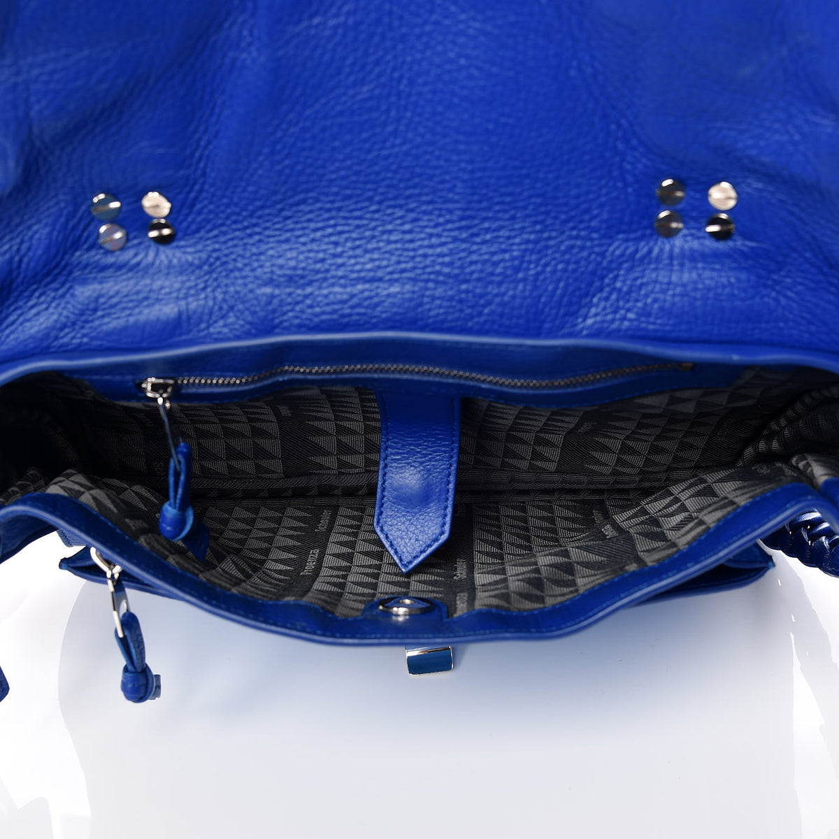 Proenza Schouler Grained Deerskin Medium Bicolor PS1 Satchel 5 of 9