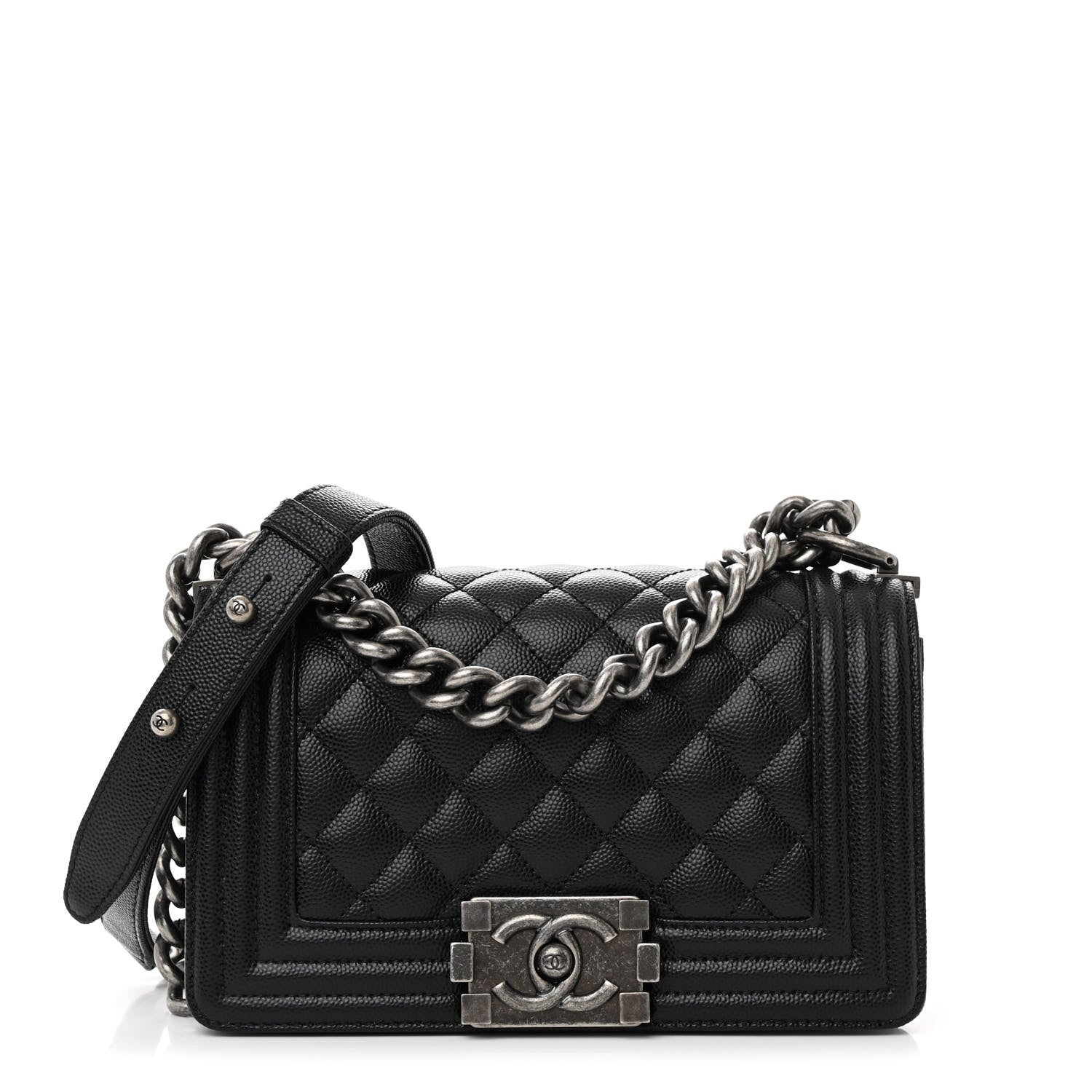 Chanel Caviar Quilted Small Boy Flap Black 1 of 10