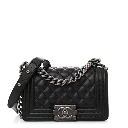 Chanel Caviar Quilted Small Boy Flap Black 1 of 10