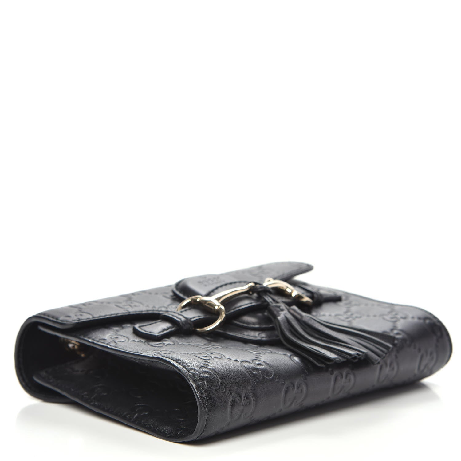 Gucci Guccissima Mini Emily Shoulder Bag Black 4 of 13