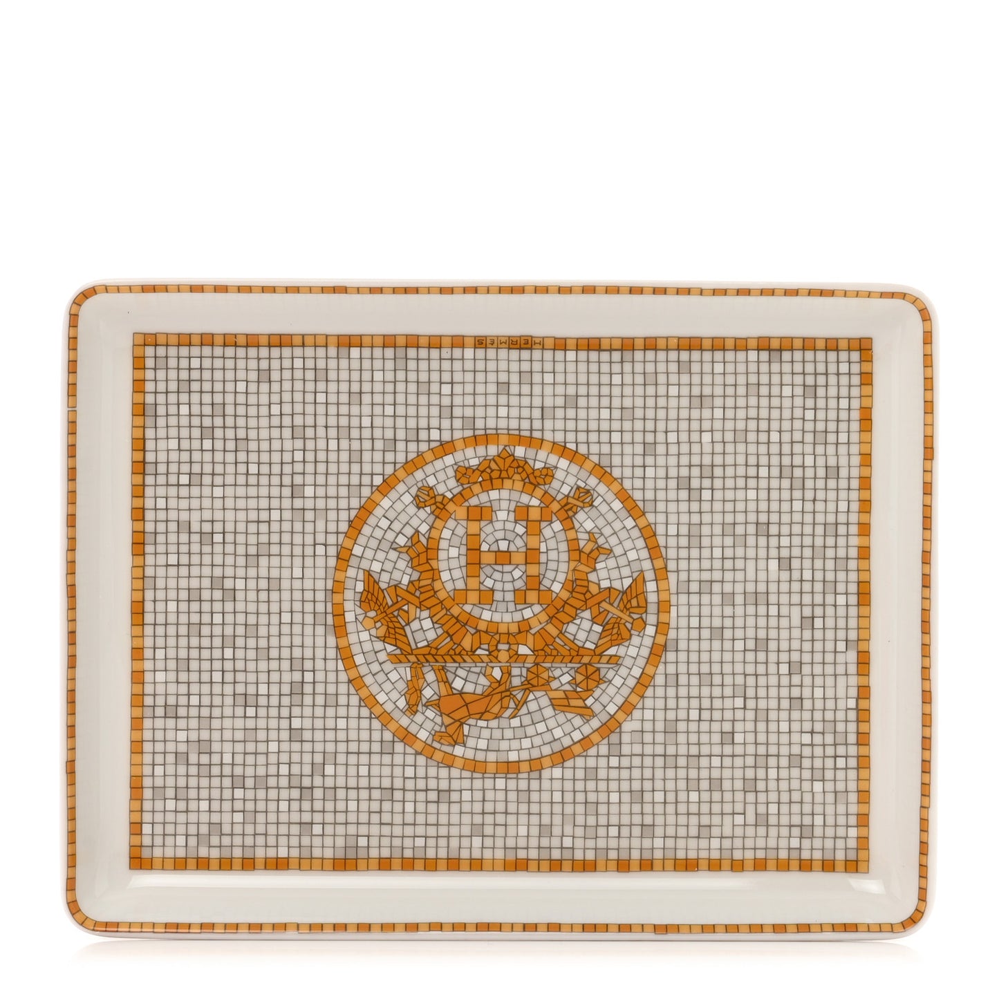 Porcelain Mosaique au 24 Gold Sushi Plate