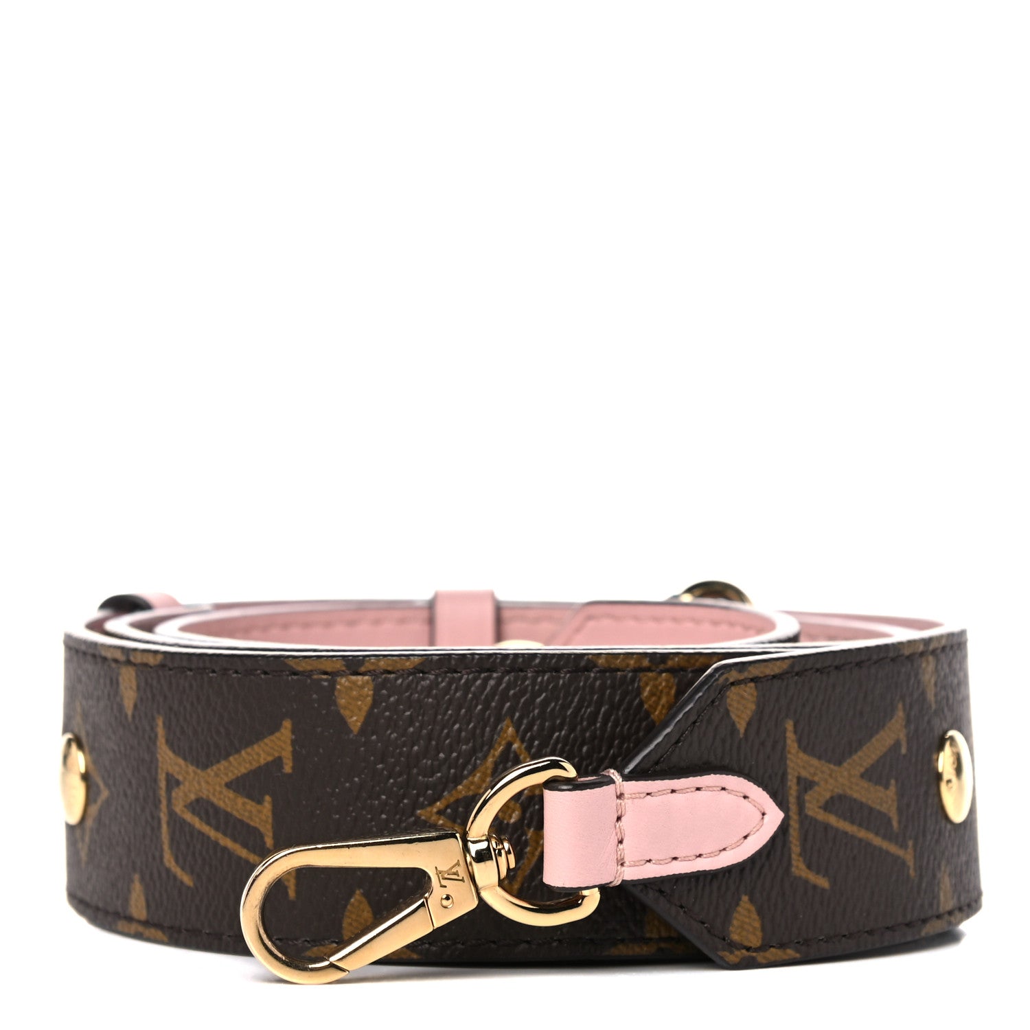 Louis Vuitton Monogram Adjustable Bandouliere Shoulder Strap Rose Ballerine 1 of 8