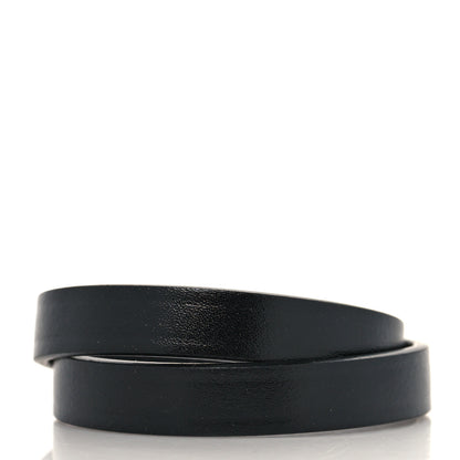 Balenciaga Calfskin BB Wrap Bracelet L Black 3 of 6