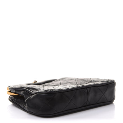 Chanel Lambskin Quilted Tassel Belt Bag Black 3 of 10