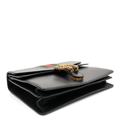 Gucci Calfskin Web Medium Dionysus Shoulder Bag Black 4 of 11