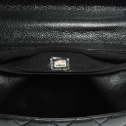 Chanel Caviar Kelly Jumbo Flap Bag Black 7 of 7