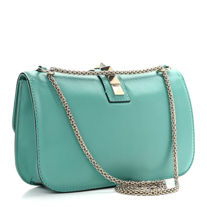 Valentino Garavani Vitello Medium Glam Lock Rockstud Flap Colibri 2 of 13