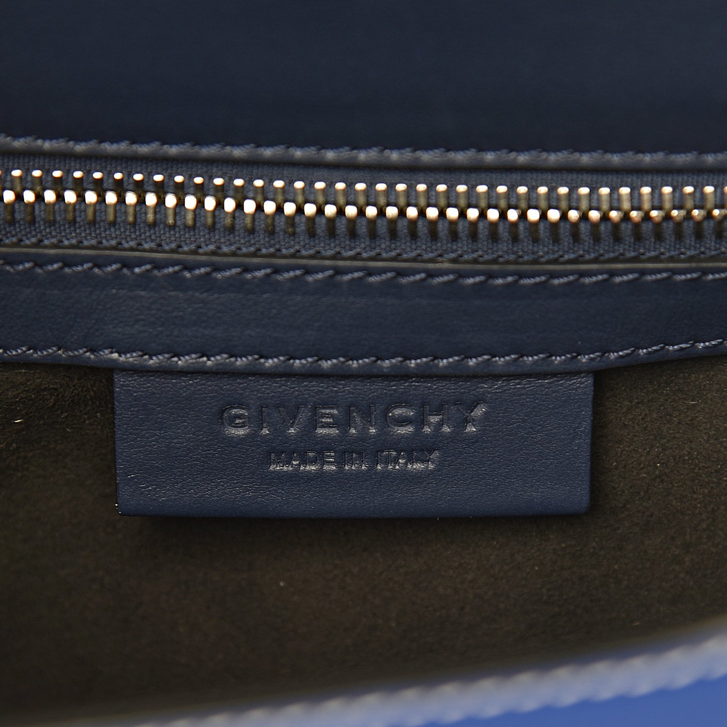 Calfskin Mini Pandora Box Logo Strap Crossbody Bag Moroccan Blue