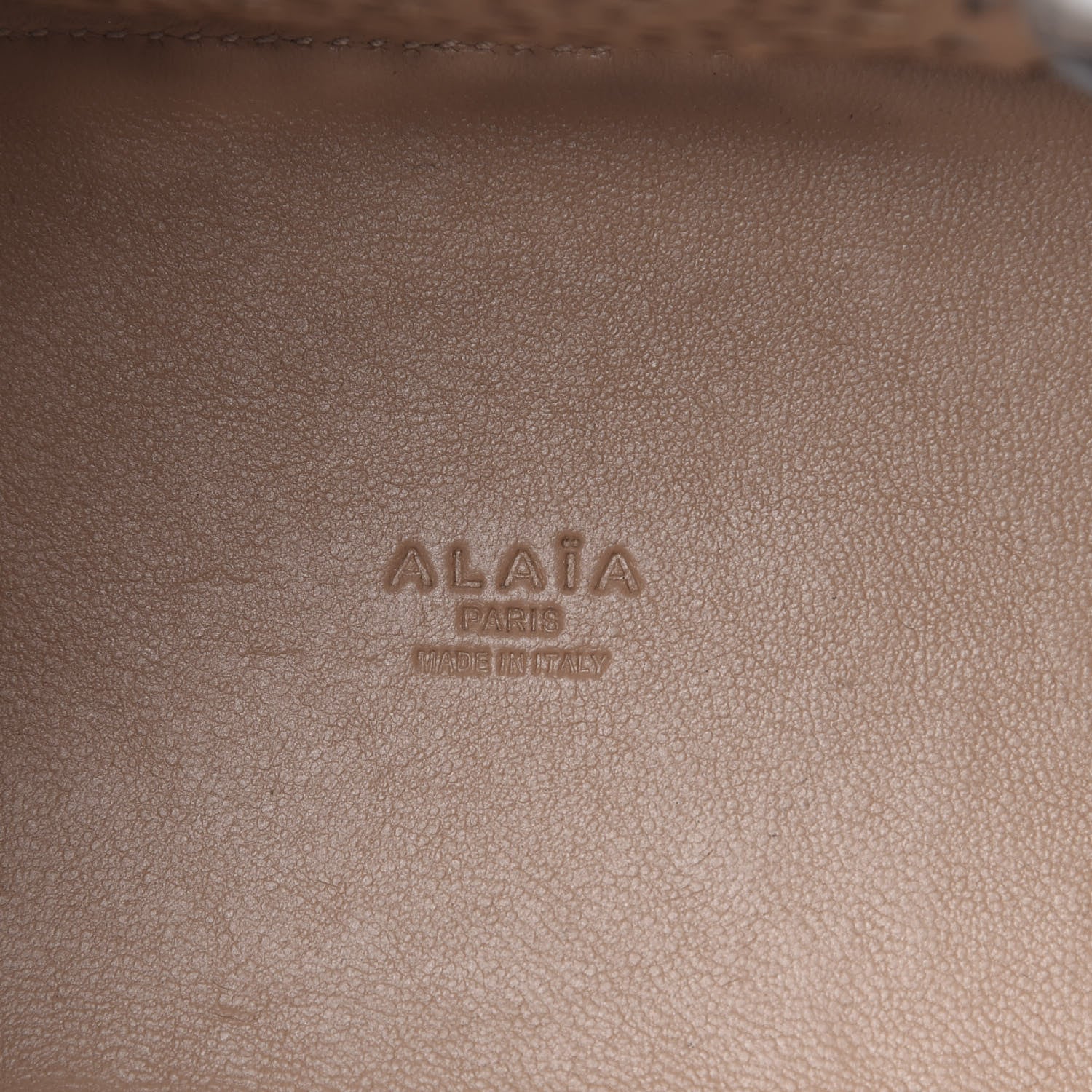 Alaia Calfskin Vienne Mina 25 Bag Perle 6 of 9