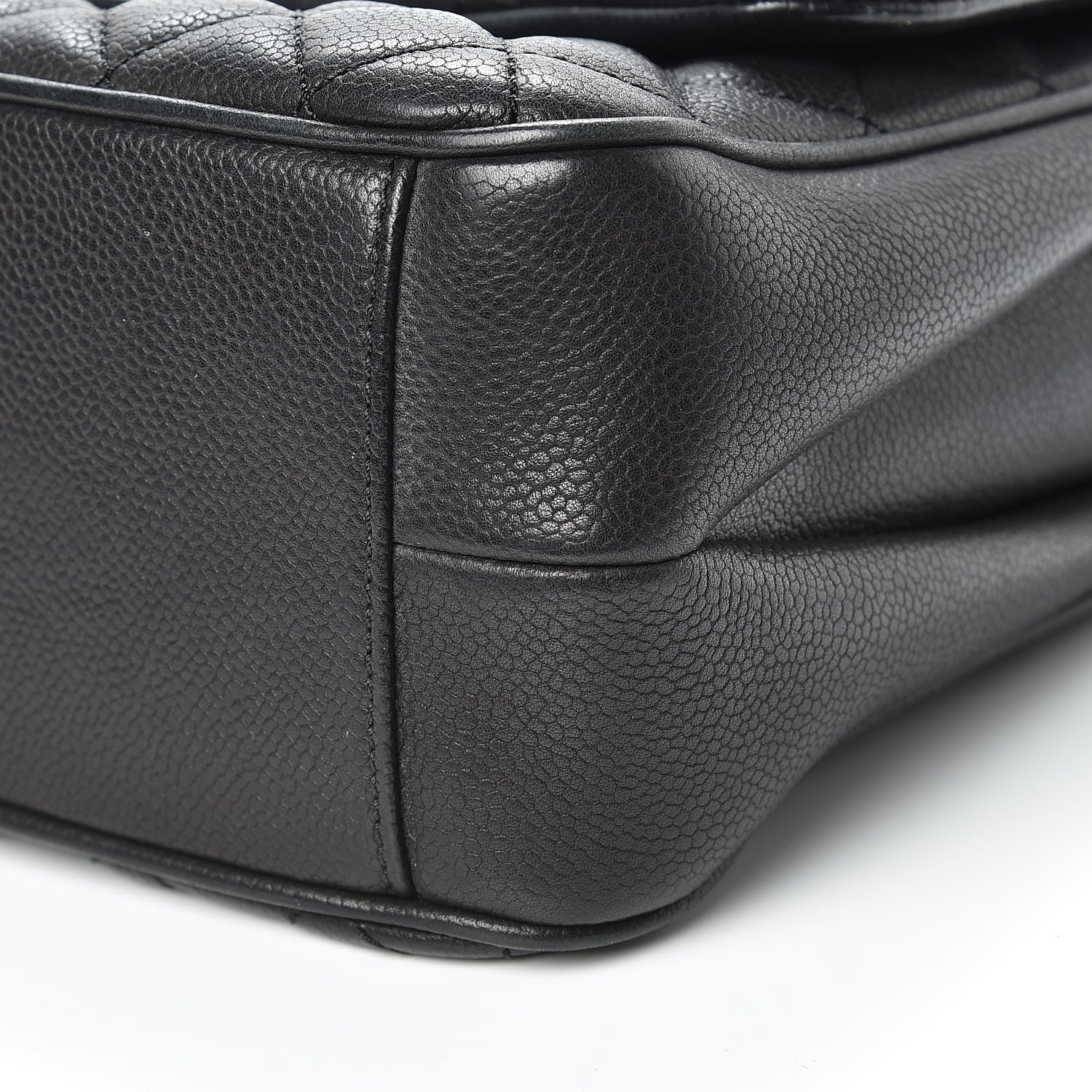 Chanel Caviar Quilted Medium Rock In Rome Single Flap Black 10 of 12