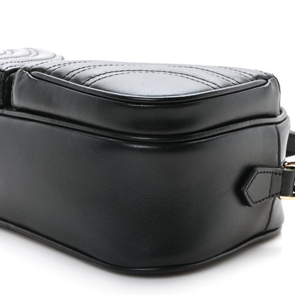 Gucci Calfskin Matelasse Small GG Marmont 2.0 Shoulder Bag Black 10 of 10
