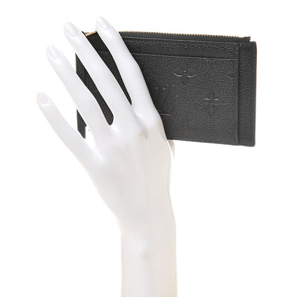 Louis Vuitton Empreinte Zipper Card Holder Black 2 of 8
