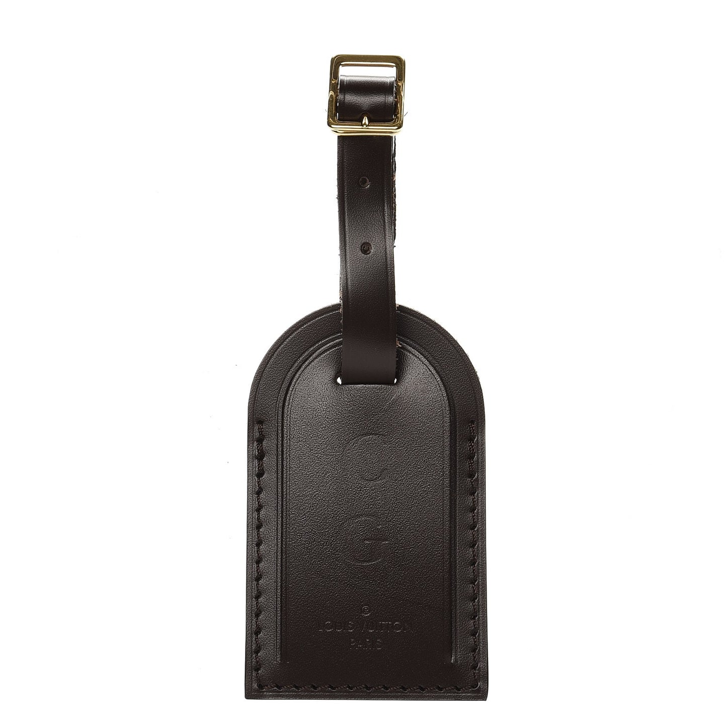 Calfskin Luggage Tag Ebene