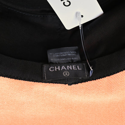 Chanel Denim CC Bucket Hat M Orange Blue 7 of 7