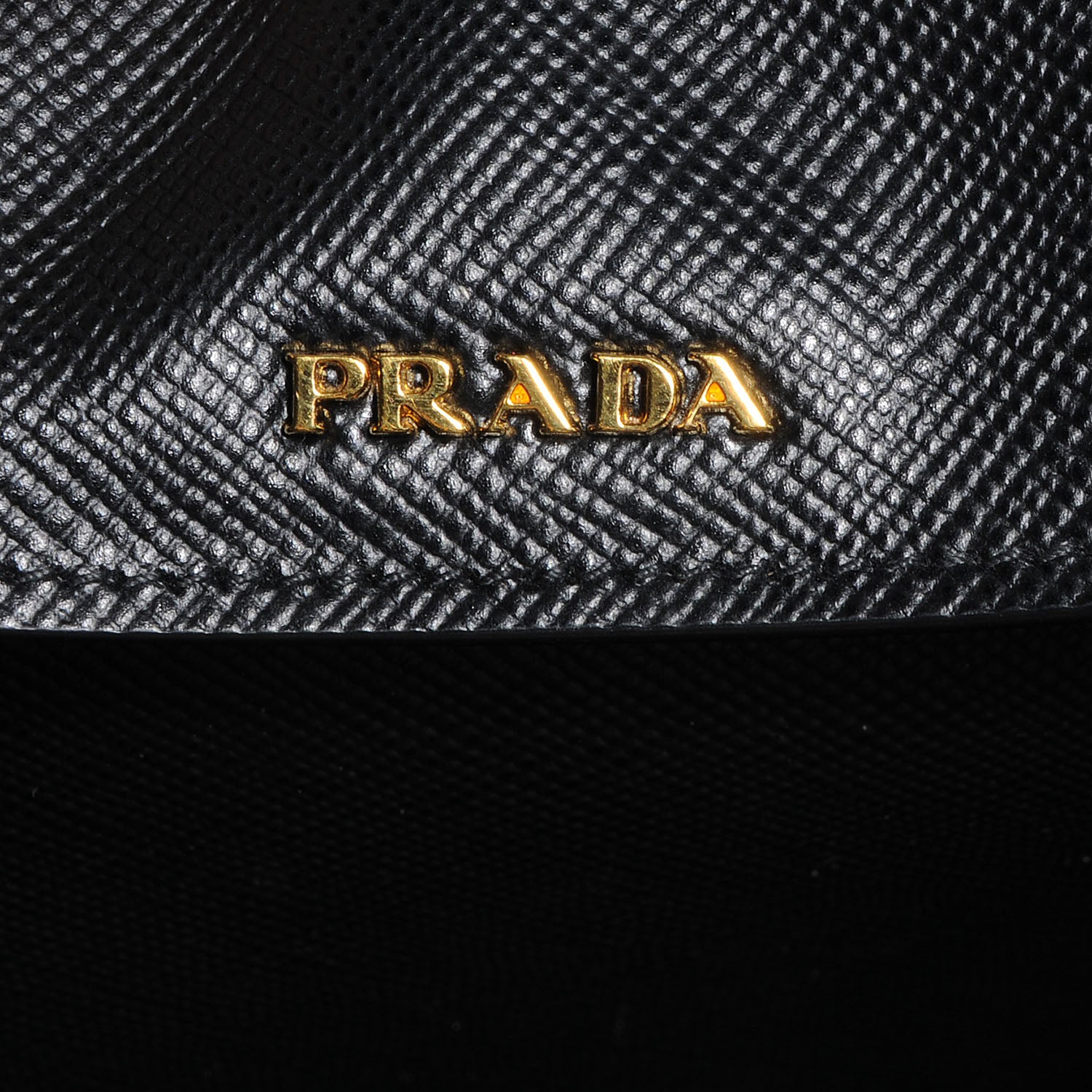Prada Saffiano Cuir Large Double Bag Nero Black 7 of 10