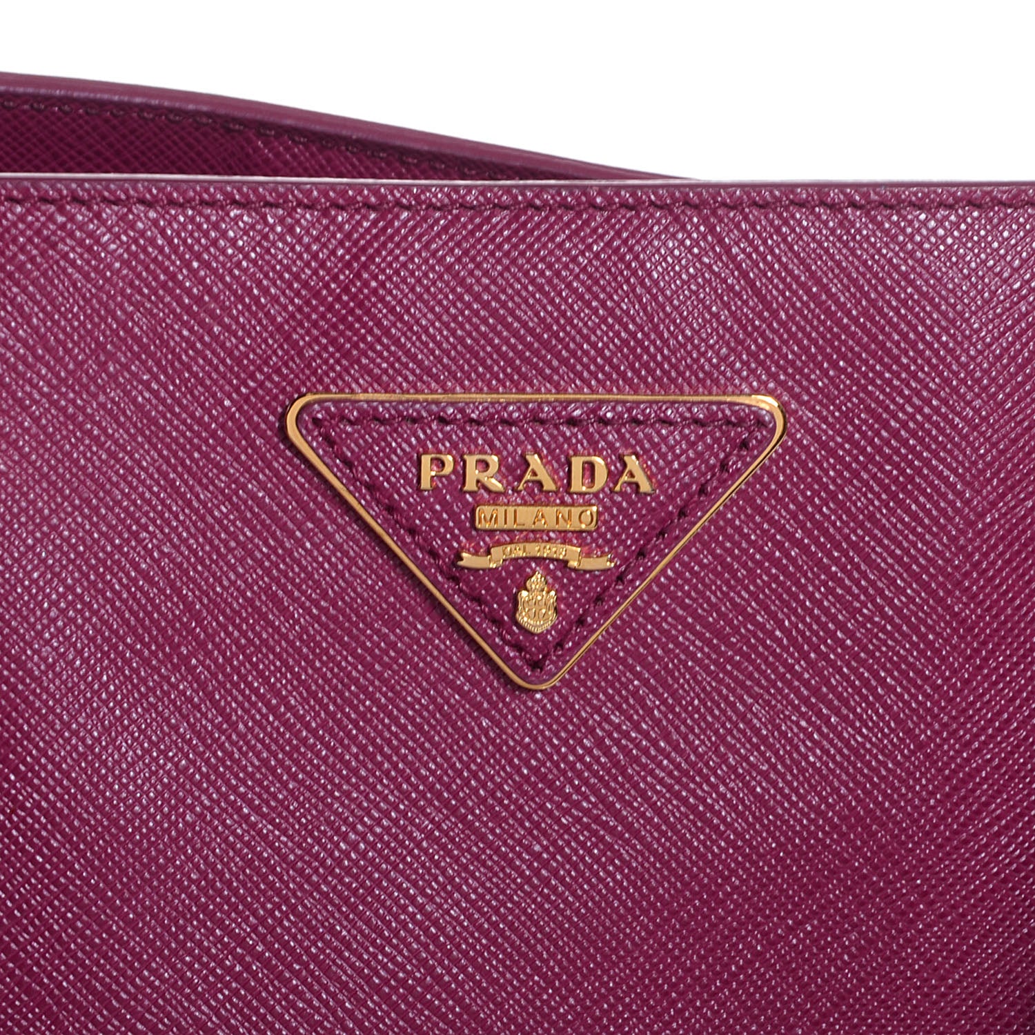 Prada Saffiano Lux Large Tote Ametista 10 of 12