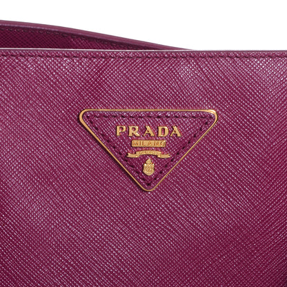 Prada Saffiano Lux Large Tote Ametista 10 of 12