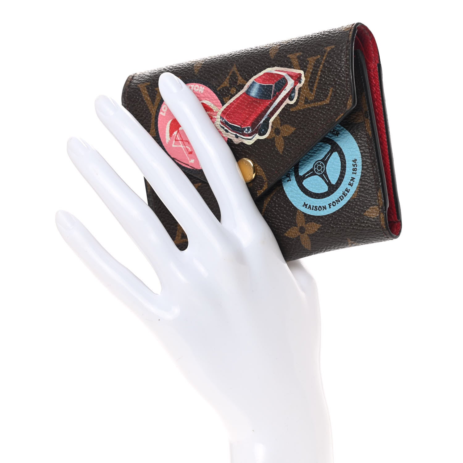 Louis Vuitton Monogram World Tour Victorine Wallet 2 of 11
