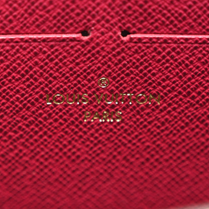 Louis Vuitton Monogram Clemence Wallet Fuchsia 6 of 7