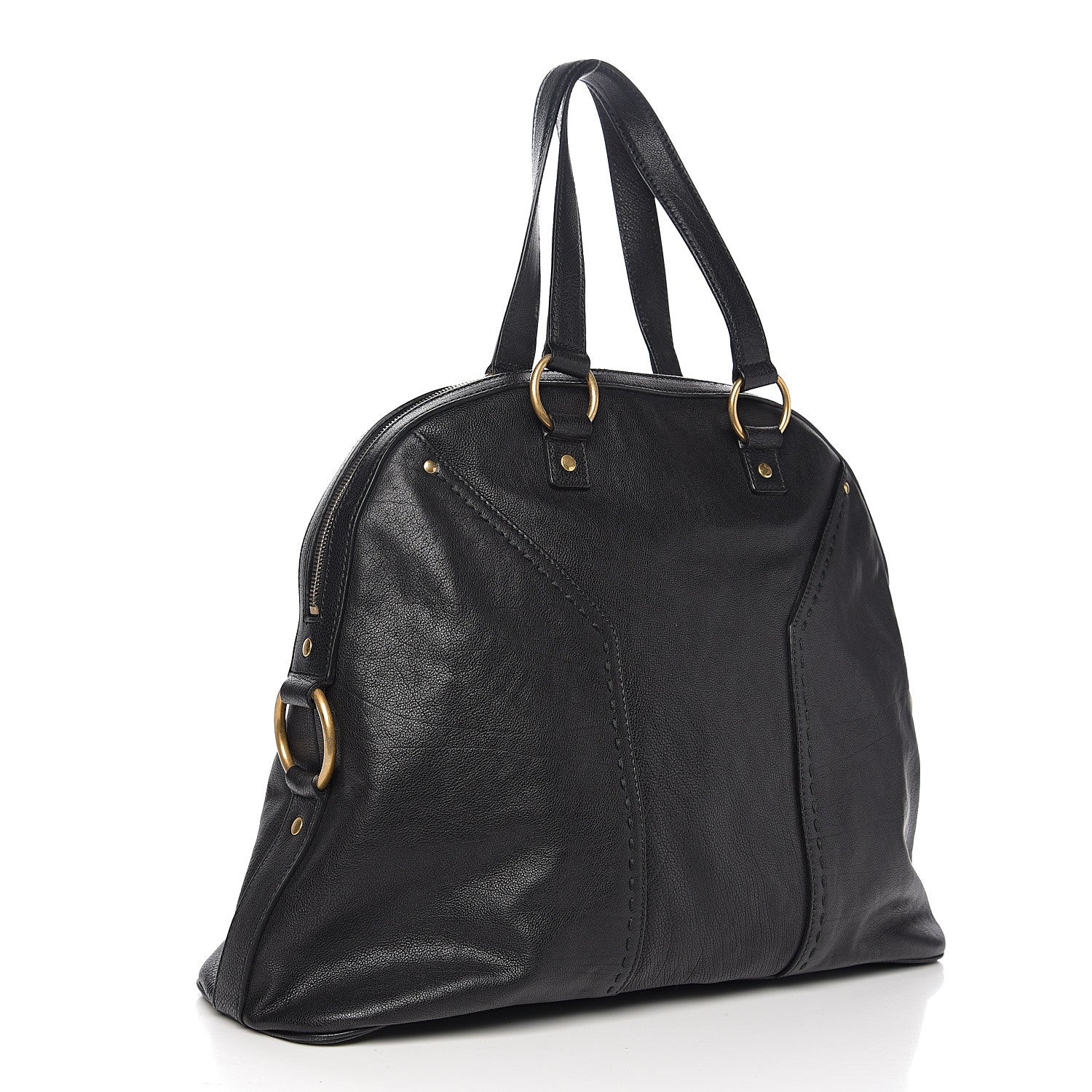 Saint Laurent Calfskin Oversized Muse Black 2 of 11