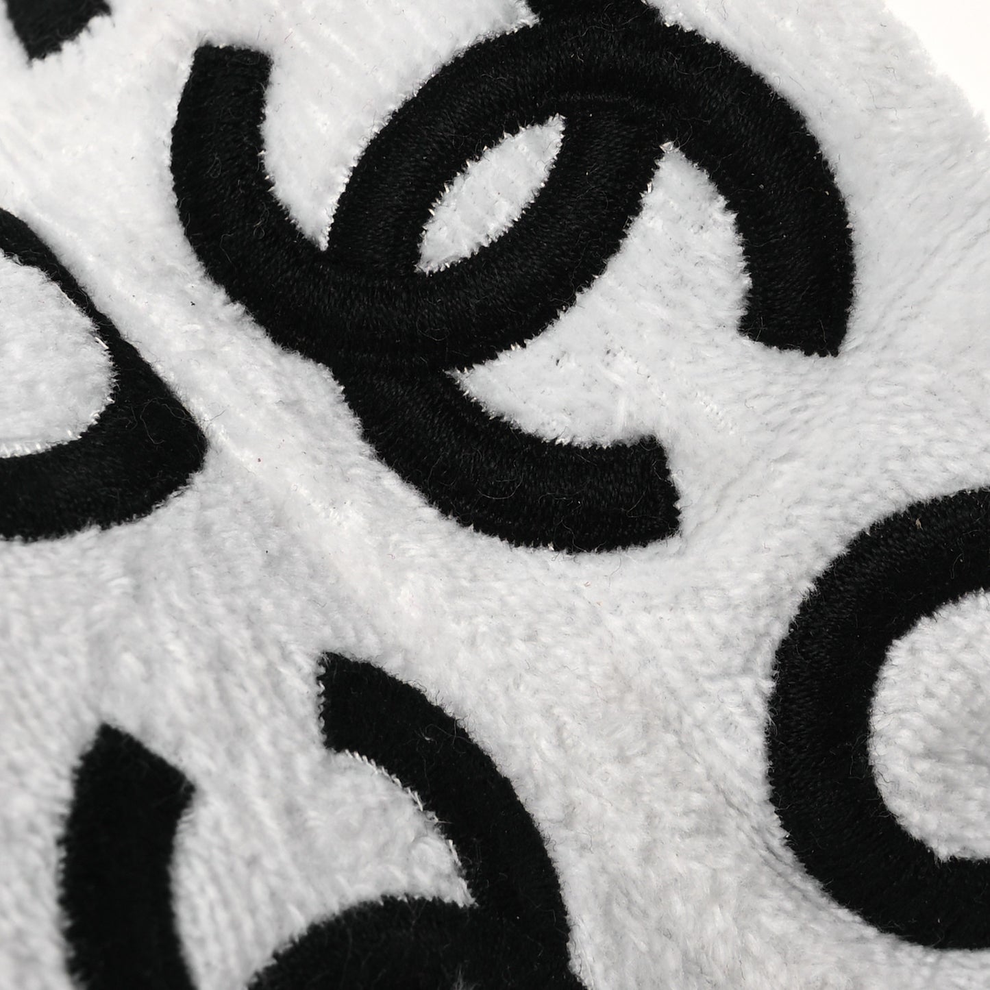 Terry Cotton Logo CC Visor Ecru White