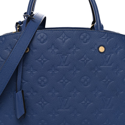 Louis Vuitton Empreinte Montaigne MM Denim 8 of 10