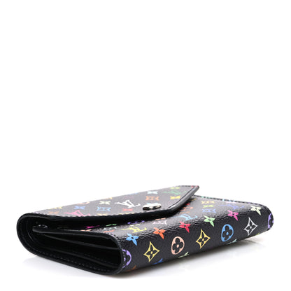 Louis Vuitton LV x TM Monogram Multicolor Victorine Wallet Black 4 of 7
