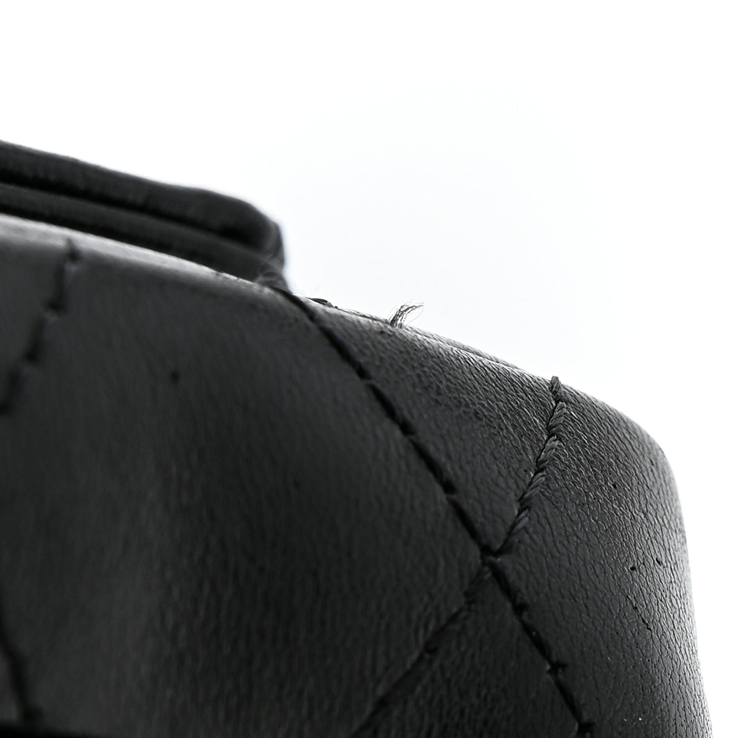 Lambskin Quilted Flap Chain Belt Bag Black