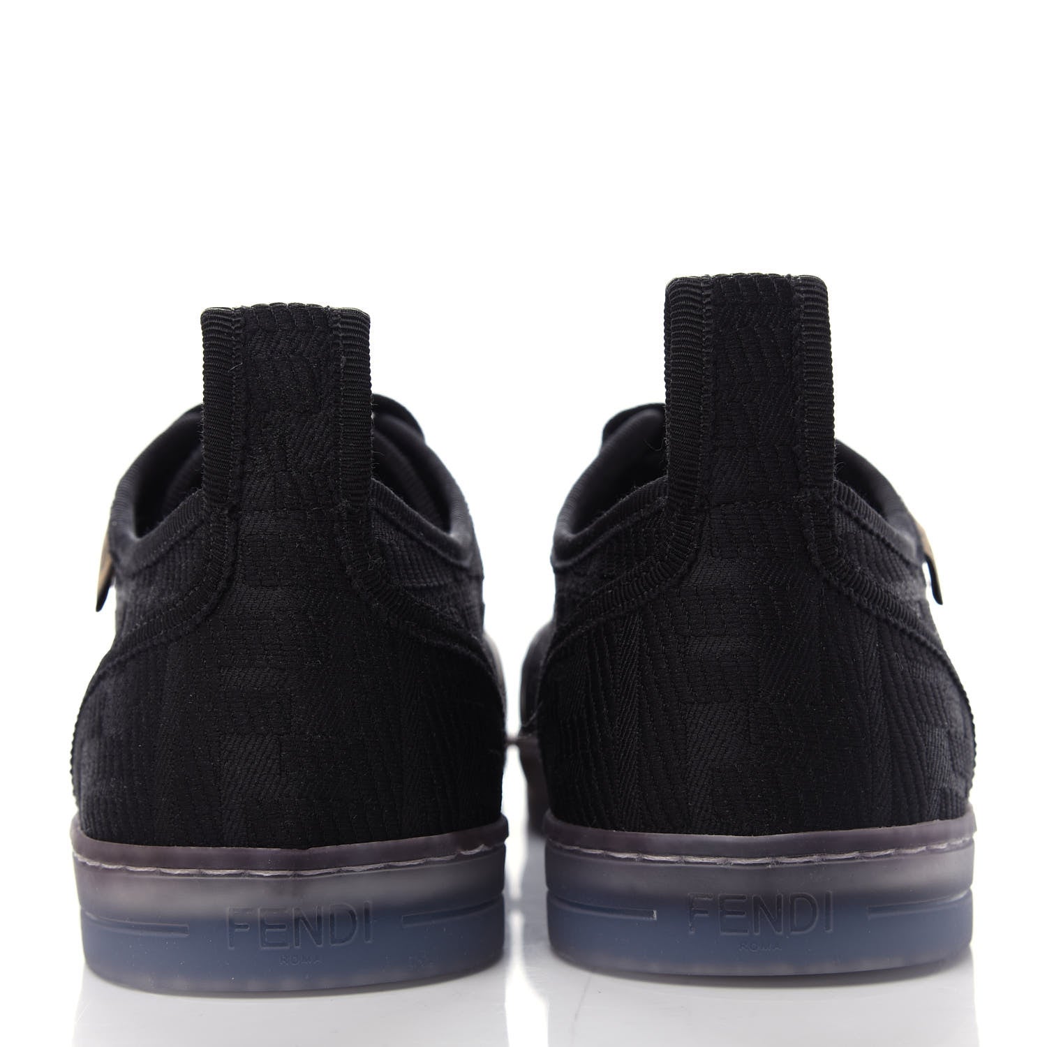 Fendi Corda FF Promenade Low Top Sneakers 37 Black 7 of 11