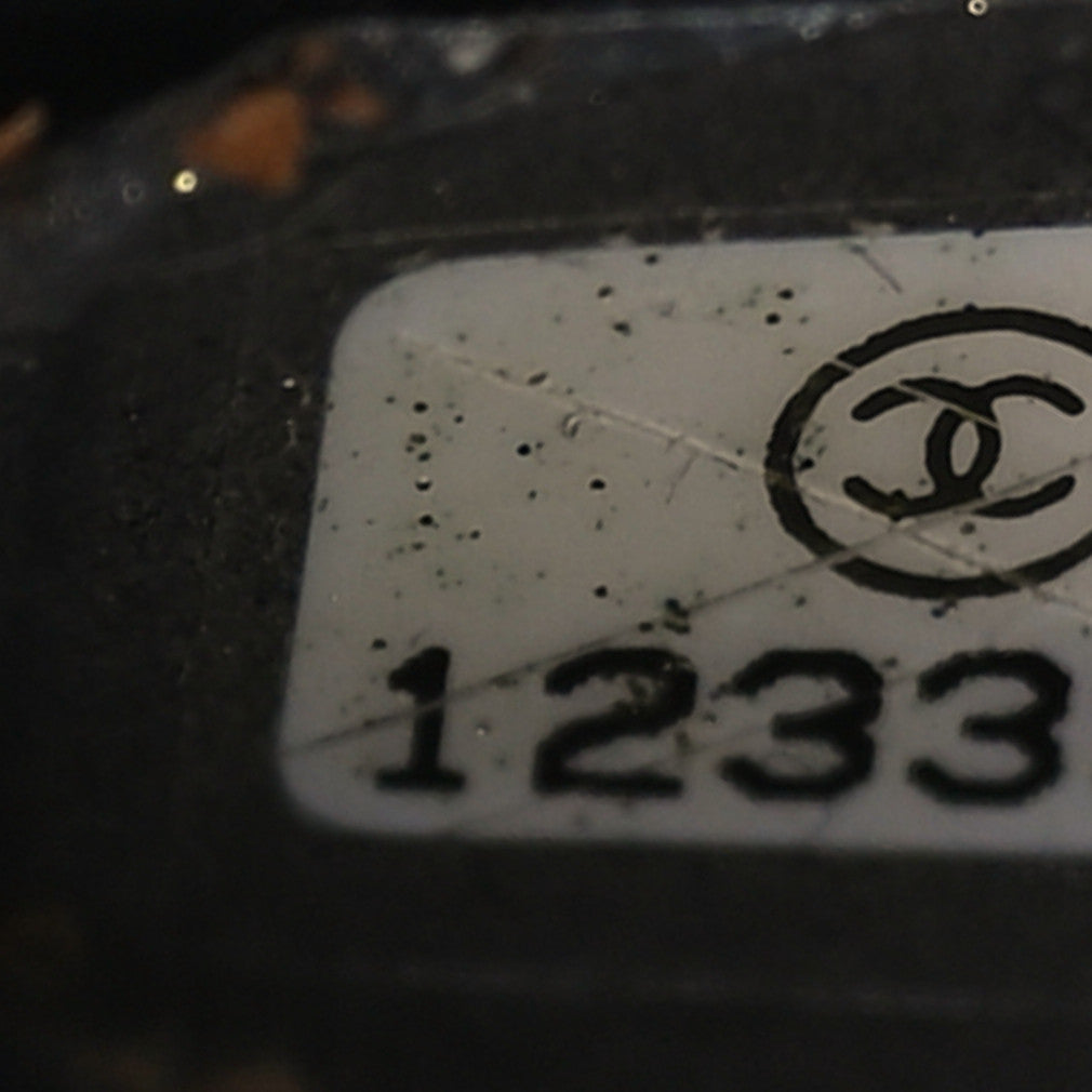 Suede Union Jack Clutch Black