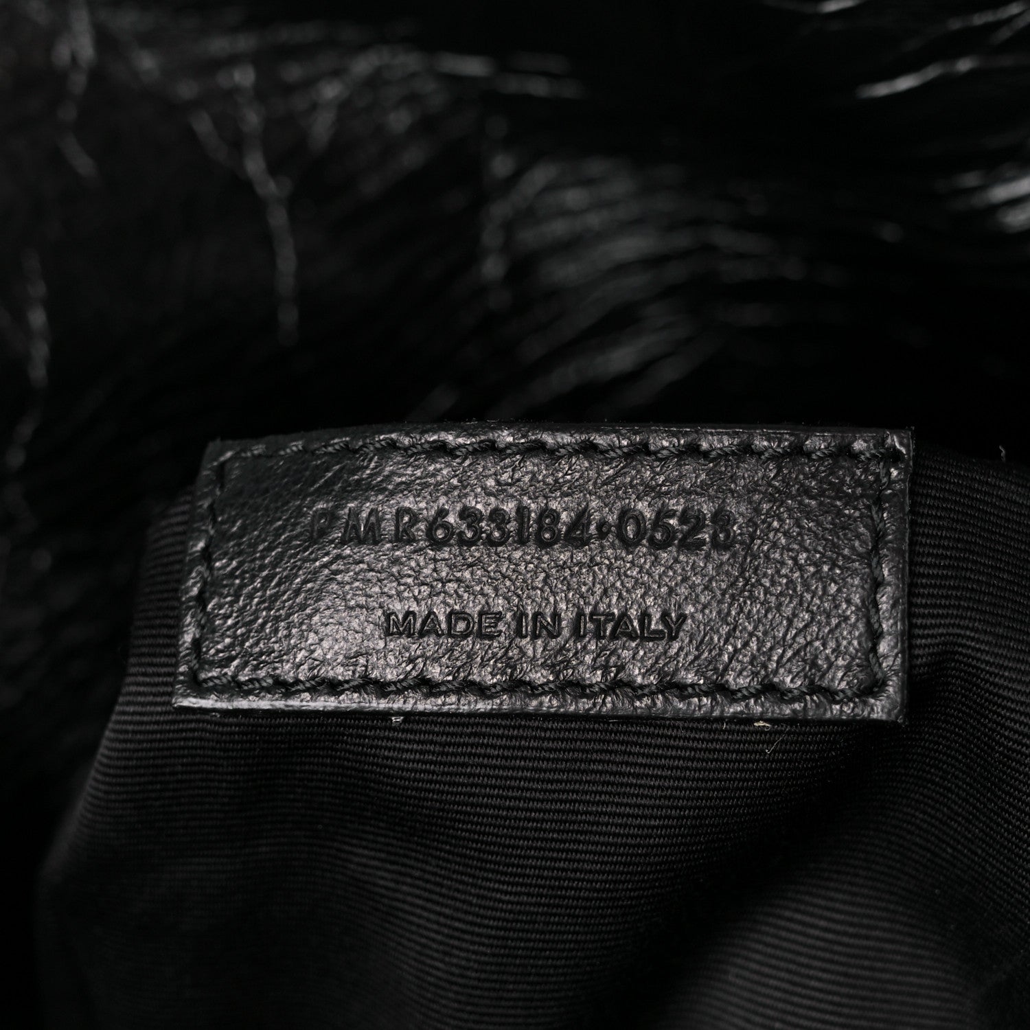 Saint Laurent Crinkled Calfskin Matelasse Monogram Medium Niki Chain Satchel Black 8 of 11