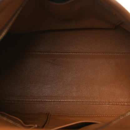 Salvatore Ferragamo Grained Calfskin Sofia Satchel Brown 9 of 23
