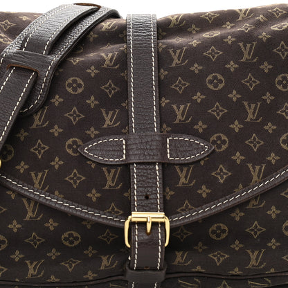 Louis Vuitton Monogram Mini Lin Saumur Ebene 8 of 10
