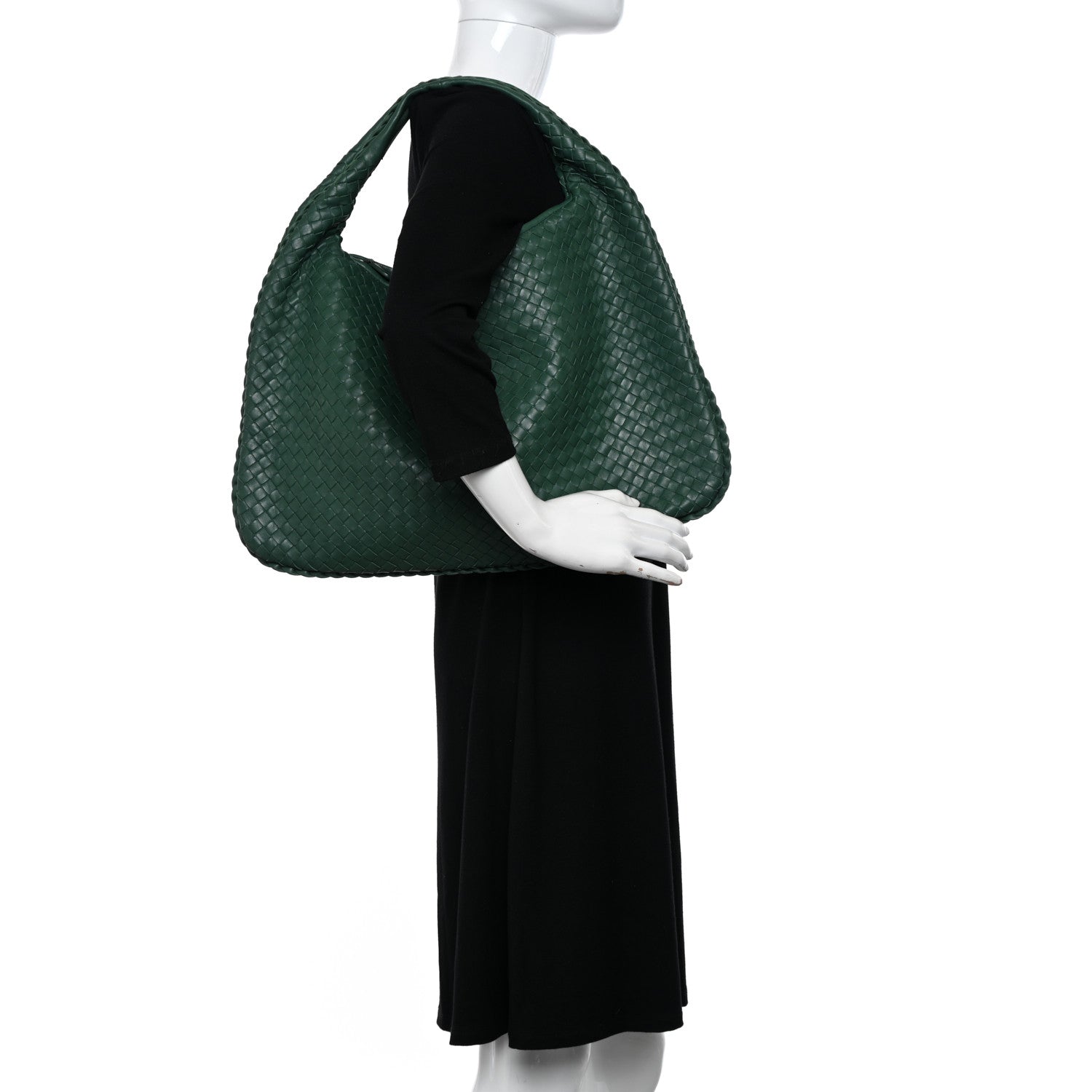 Bottega Veneta Nappa Intrecciato Medium Veneta Hobo Irish Green 2 of 9