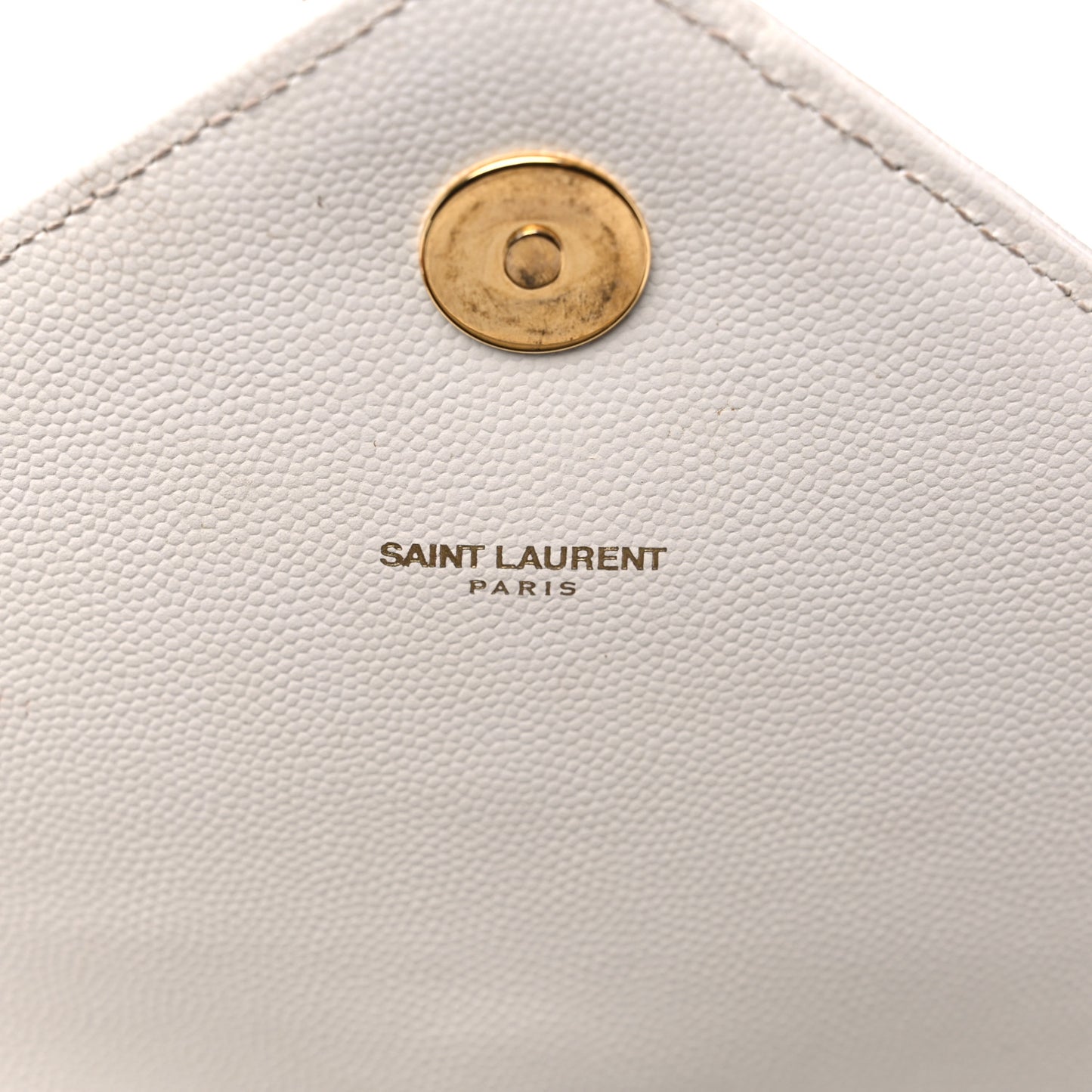 Grain De Poudre Matelasse Chevron Large Monogram Satchel Dove White