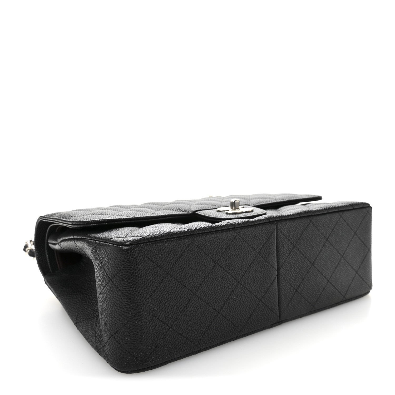 Chanel Caviar Quilted Jumbo Double Flap Black 4 of 10