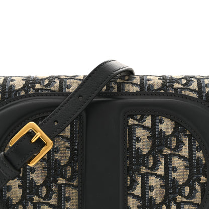 Christian Dior Oblique CD Signature Camera Shoulder Bag Blue Multicolor 8 of 11
