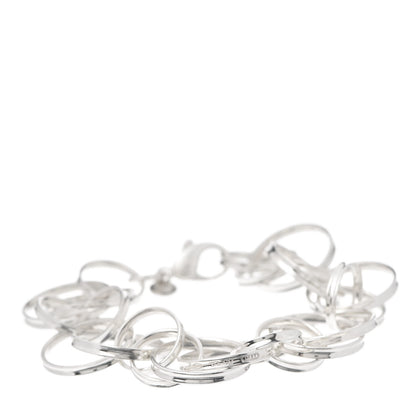 Tiffany Sterling Silver 1837 Interlocking Circles Bracelet 1 of 7