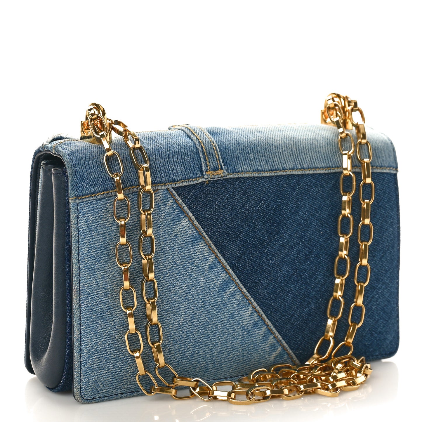 Denim DG Girls Shoulder Bag Blue