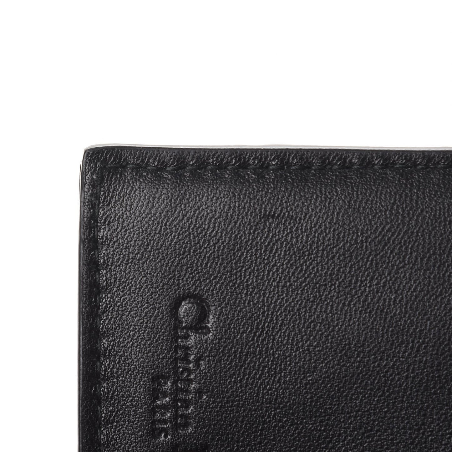 Lambskin Cannage Lucky Badge Eden Wallet Black