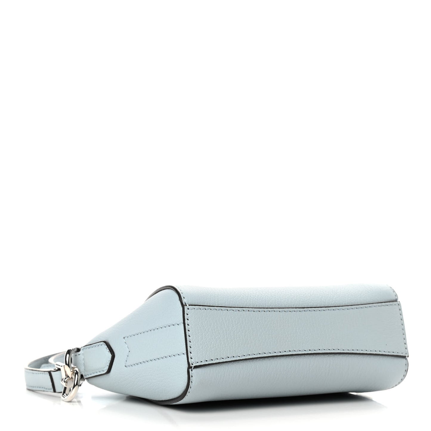 Sugar Goatskin Nano Antigona Ice Blue