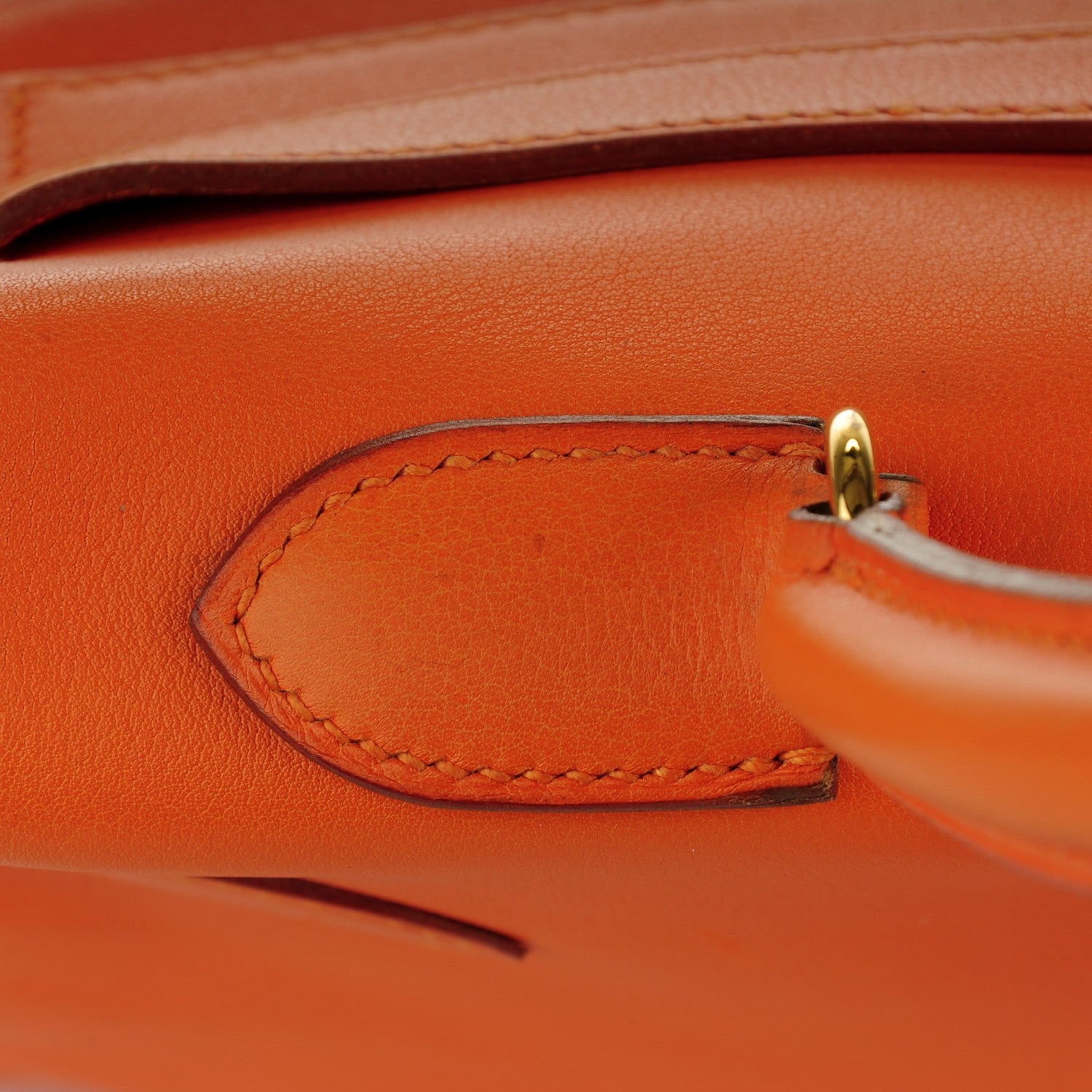 Hermes Veau Gulliver Kelly Retourne 35 Orange 23 of 31