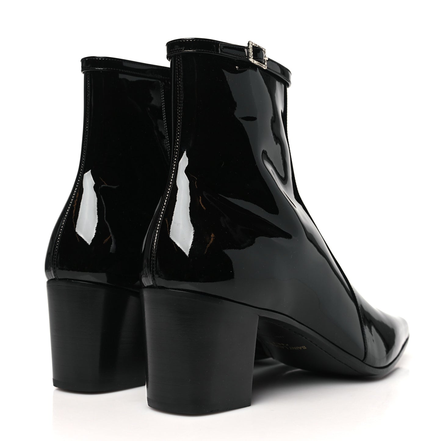 Patent Arsun Ankle Booties 42 Black