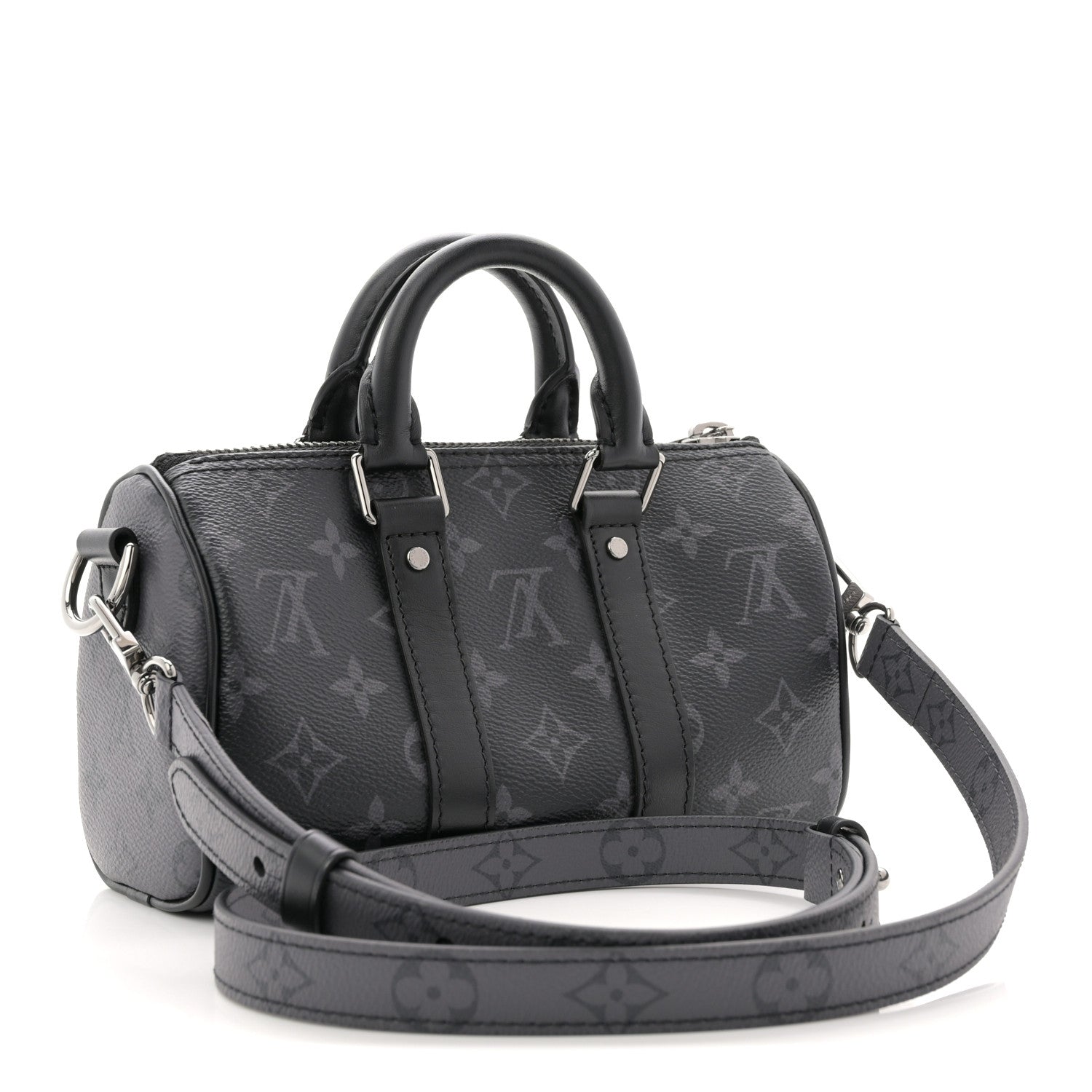 Louis Vuitton Reverse Monogram Eclipse Keepall XS Black 3 of 10
